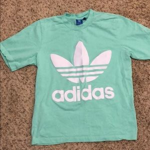 Turquoise Adidas Tee